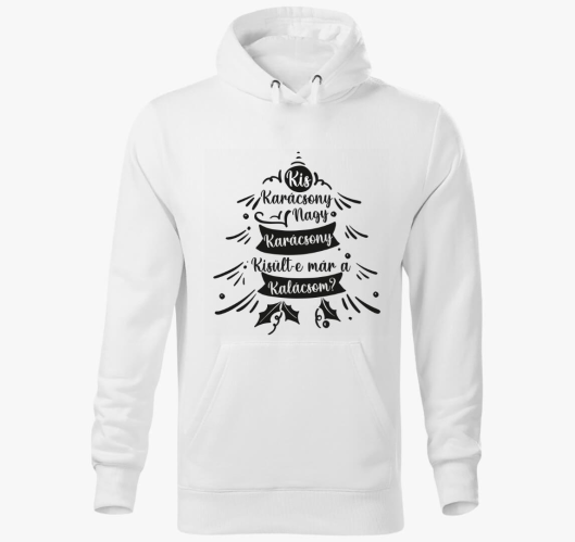 Kis nagy pulover s kapuco