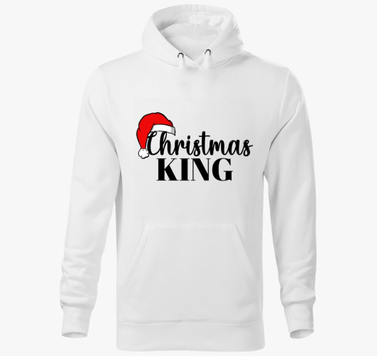 Christmas king pulover s kapuc...
