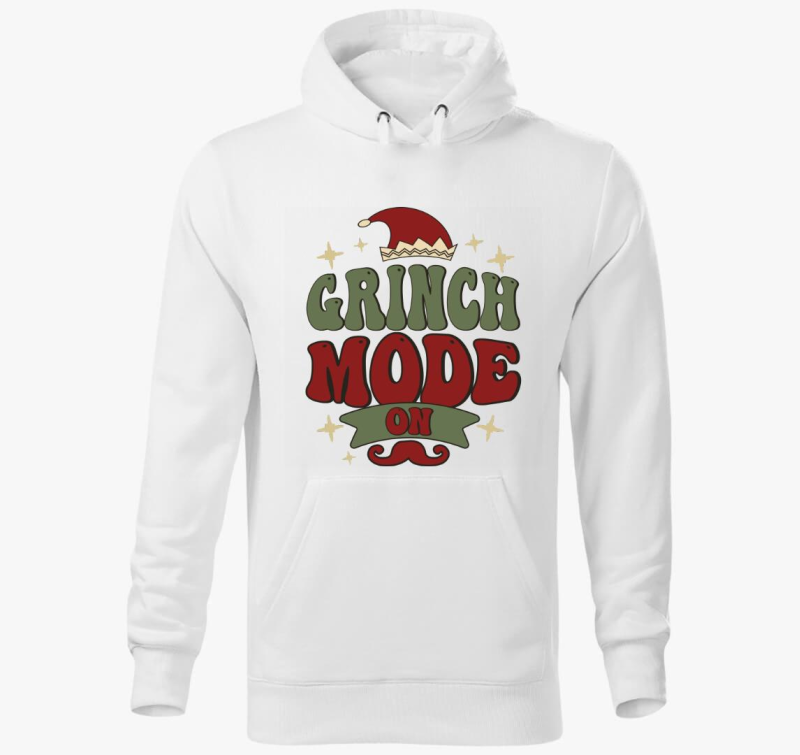 Grinch mode on pulover s kapuco