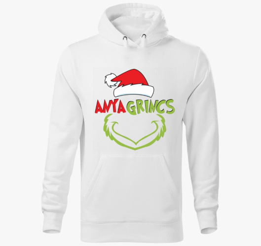 Mama grincs pulover s kapuco