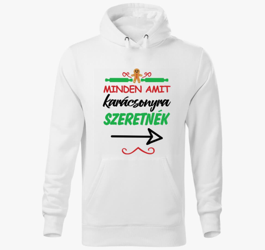 Vsak amit jobbra pulover s kap...