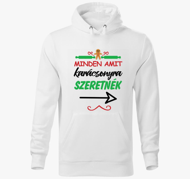 Vsak amit jobbra pulover s kapuco