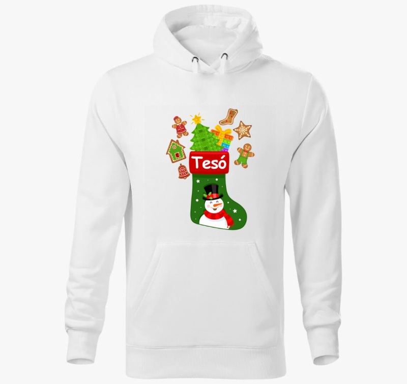 zokni pulover s kapuco