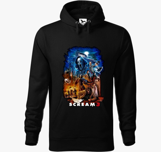 Scream 3 pulover s kapuco