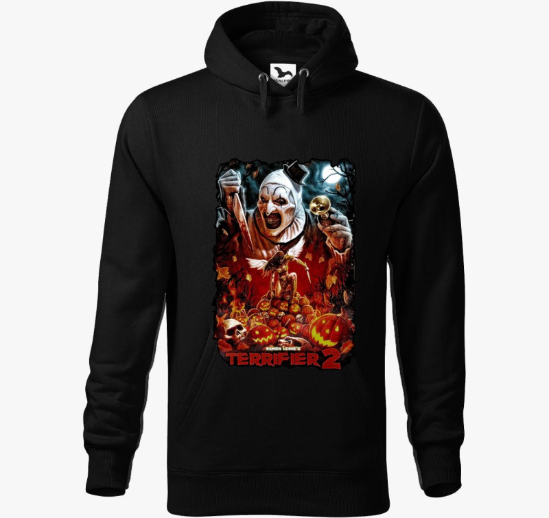 Terrifier Halloween pulover s kapuco