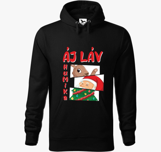 HuMiKa pulover s kapuco