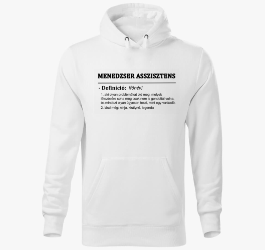 menedzser assisztens pulover s...