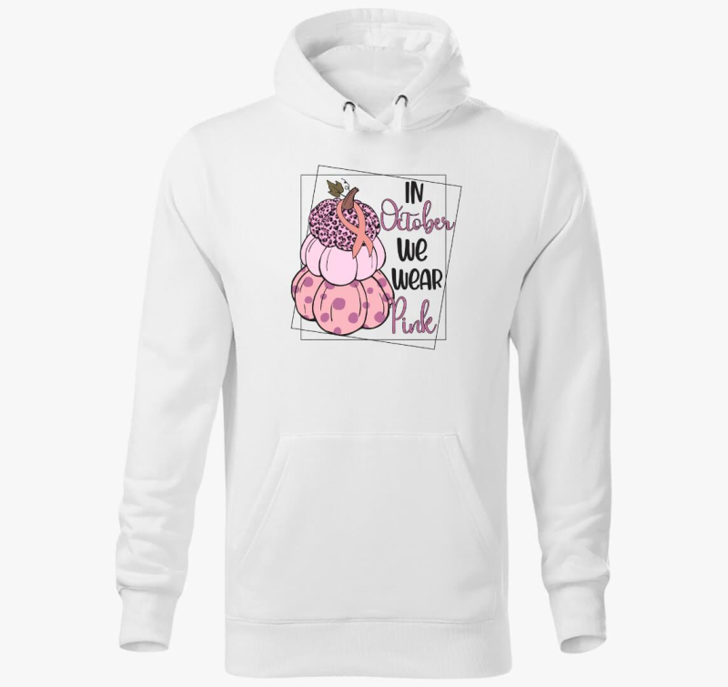 October pink pulover s kapuco