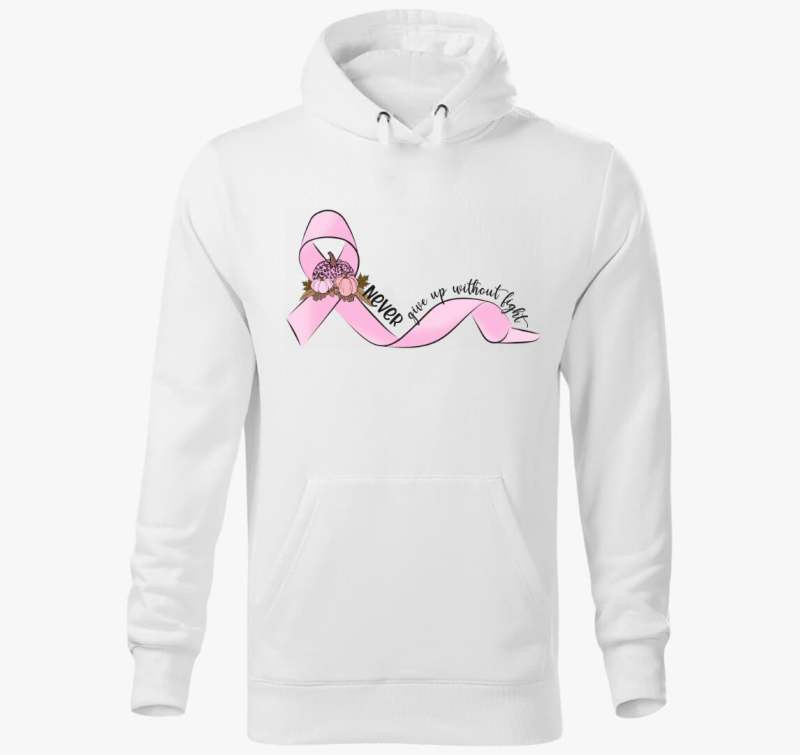 Pink ribbon pulover s kapuco