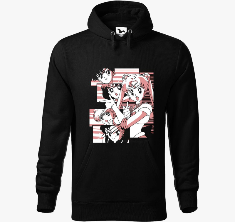 Sailor Moon - warrior girls pulover s kapuco