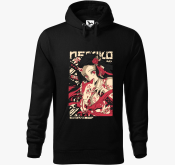 Demon Slayer - Nezuko pulover s kapuco