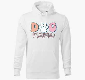 Dog Mama pasztell pulover s kapuco