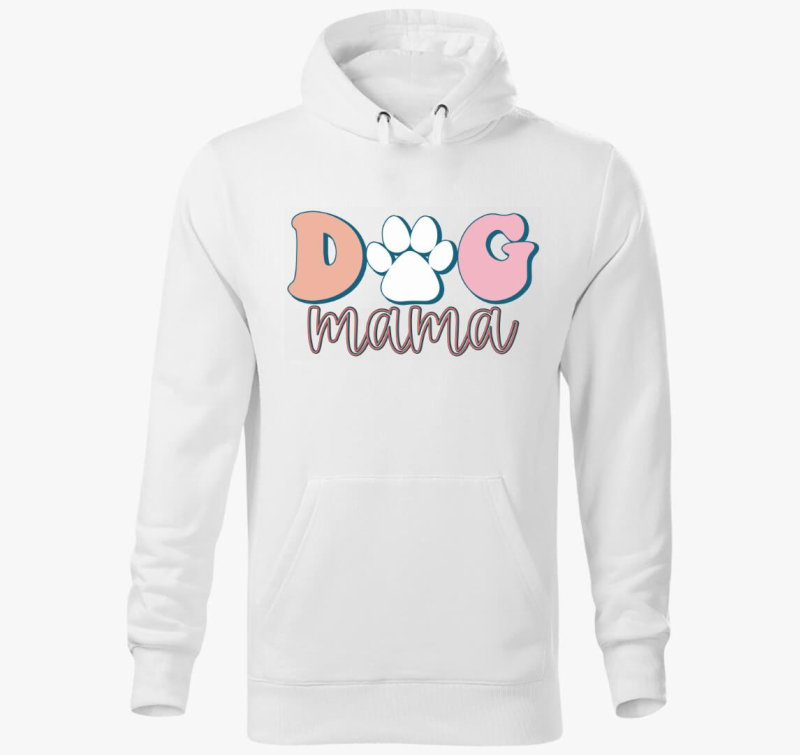 Dog Mama pasztell pulover s kapuco