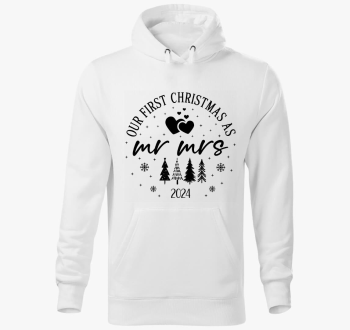 Xmas MR Mrs 2024 pulover s kapuco