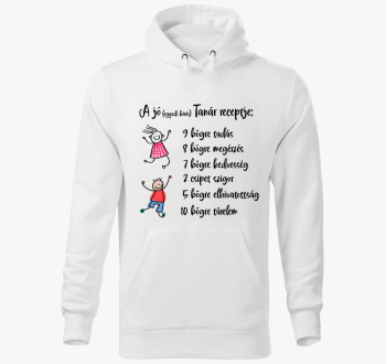 Učitelj egyedi pulover s kapuco