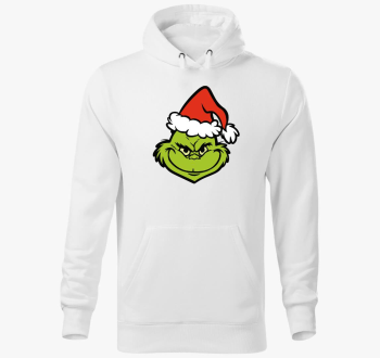 Grinchfej pulover s kapuco