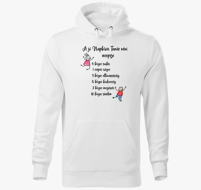 Učitelj pulover s kapuco