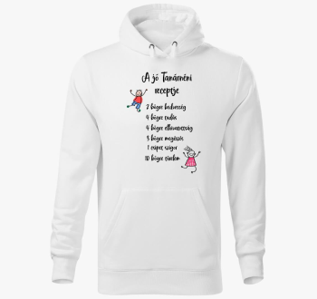 Učitelj receptje pulover s kapuco