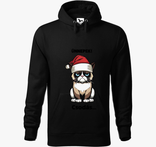 grumpy cat pulover s kapuco