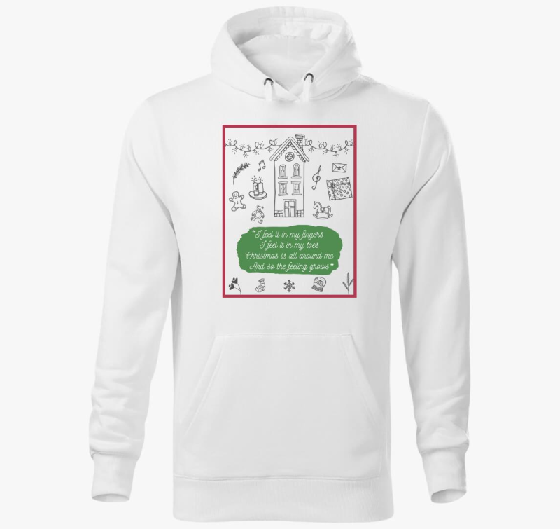 Christmas is all around pulover s kapuco