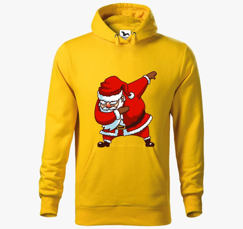 DAB božični pulover s kapuco - Božiček na plesni misiji