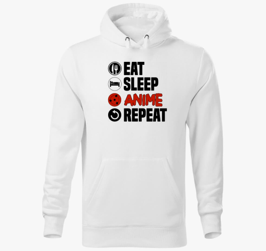 Eat sleep anime repeat pulover...