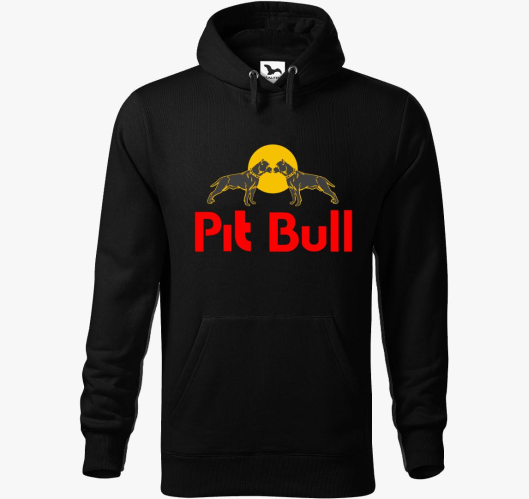 Pitbull pulover s kapuco