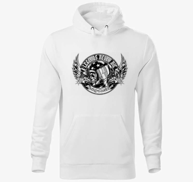 Harley Davidson - Legends never die pulover s kapuco