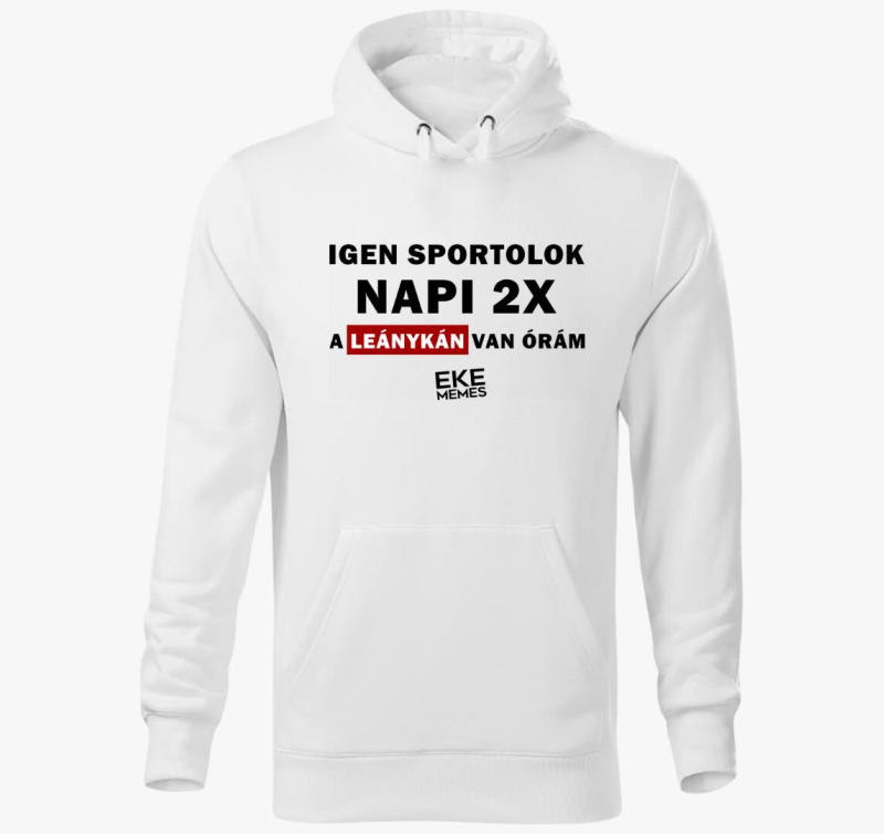 Igen sportolok! pulover s kapuco