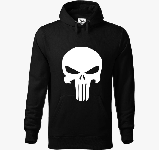 Koponya pulover s kapuco