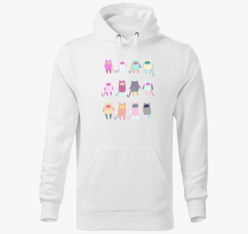 Kotki pulover s kapuco