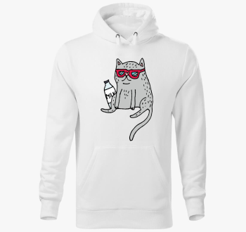 macska pulover s kapuco