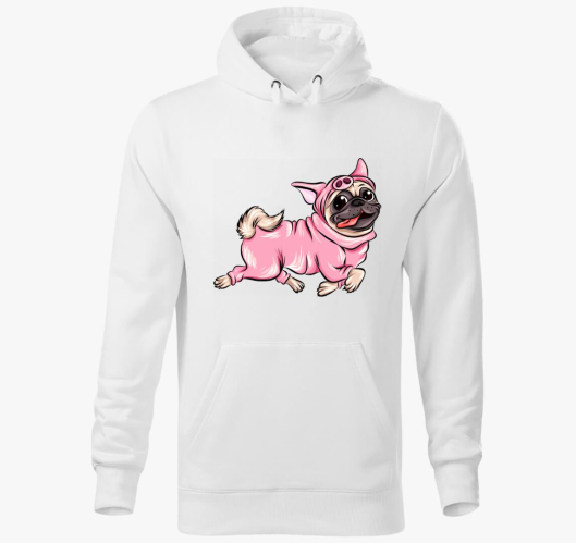 Malacnak mopszos pulover s kap...