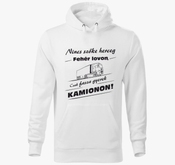 Kamion voznik pulover s kapuco