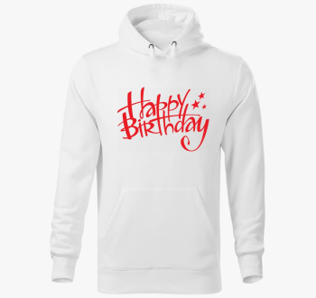 Happy Birthday pulover s kapuco