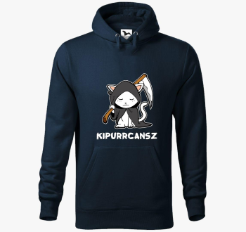 macska pulover s kapuco