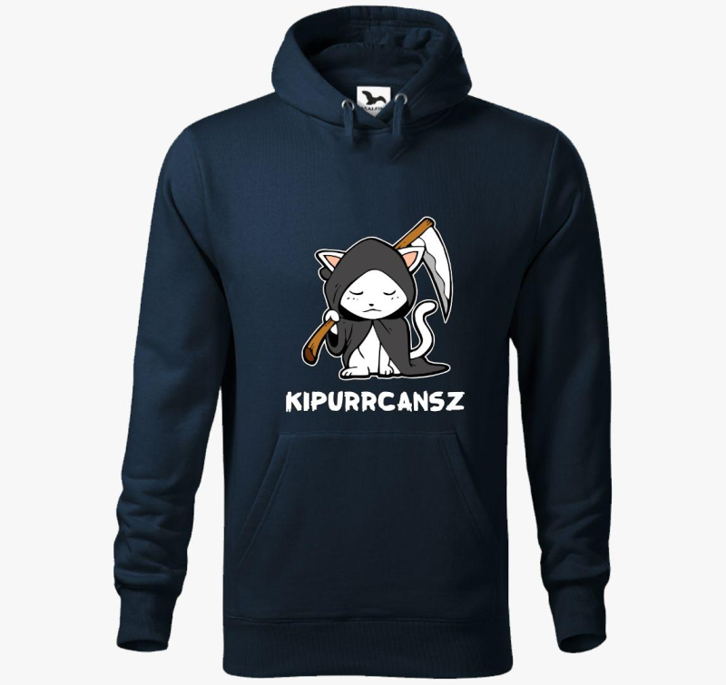 macska pulover s kapuco