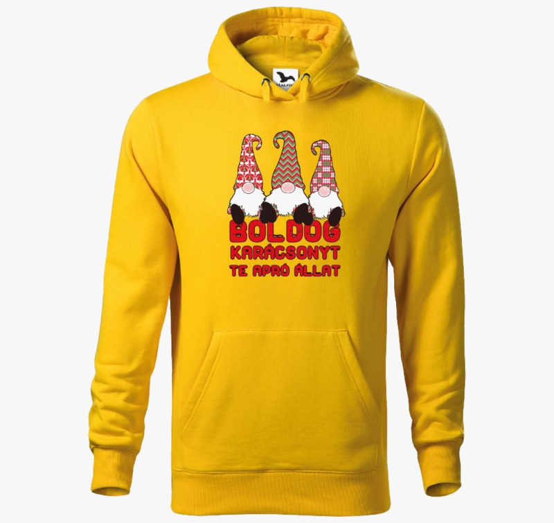 Boldog te pulover s kapuco