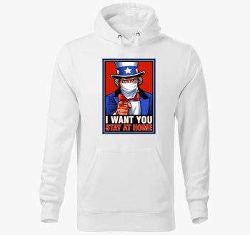 Maradj otthon 2.0 pulover s kapuco