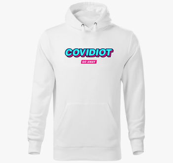 Covidiot pulover s kapuco