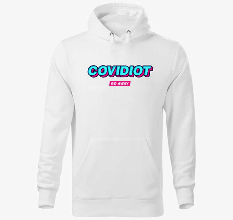 Covidiot pulover s kapuco