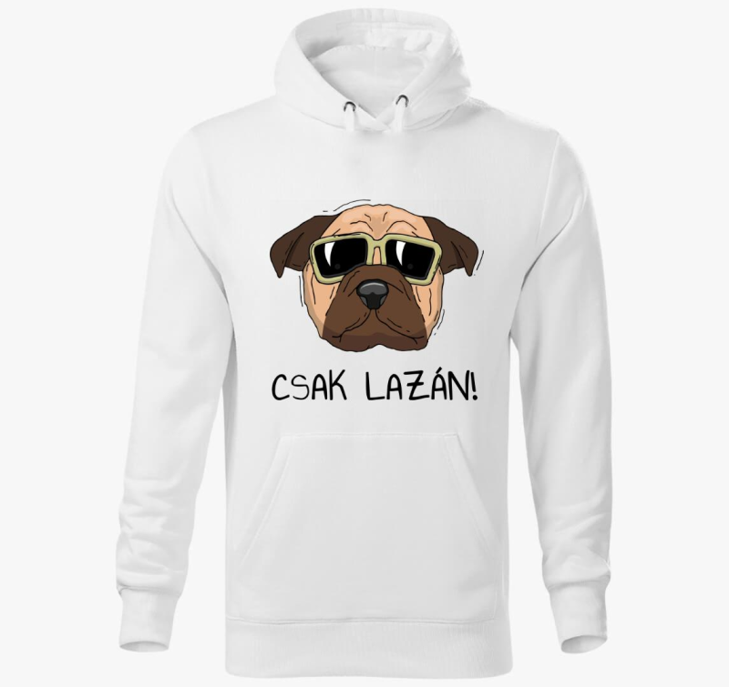 Laza kutya pulover s kapuco