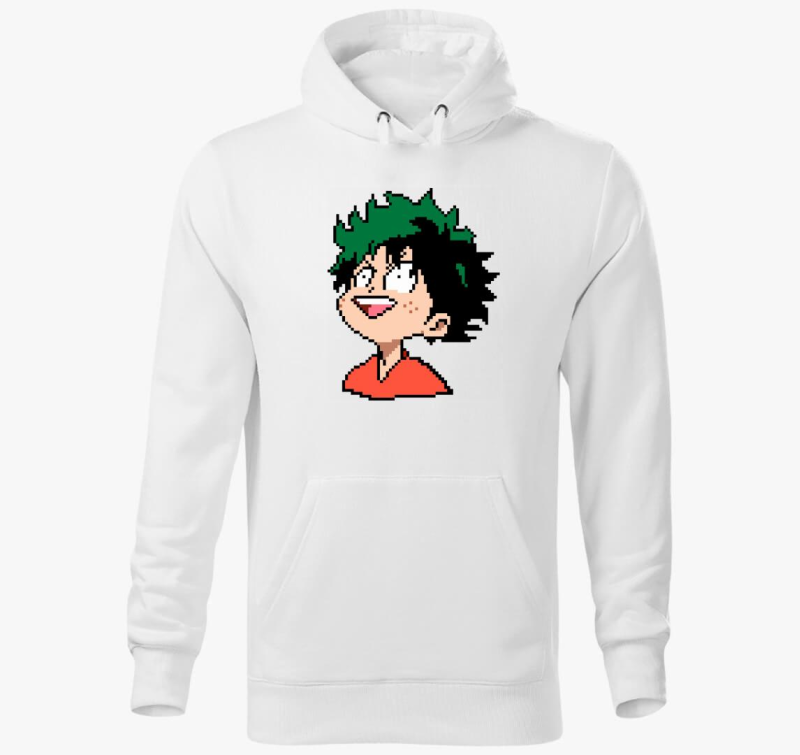 My Hero Academia - Pixel Deku pulover s kapuco