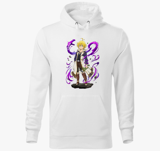 Meliodas anime pulover s kapuc...