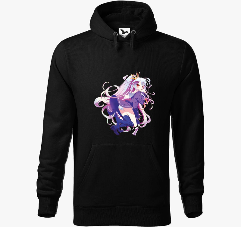 No Game No Life Shiro pulover s kapuco