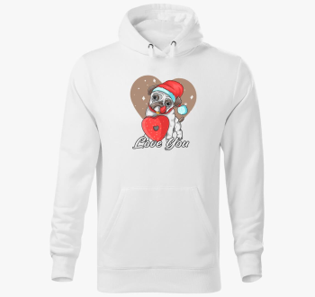 Mopszos pulover s kapuco