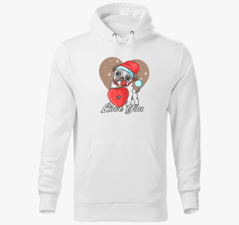 Mopszos pulover s kapuco