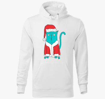 Macska pulover s kapuco