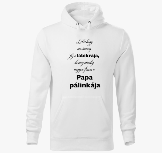 papa pulover s kapuco