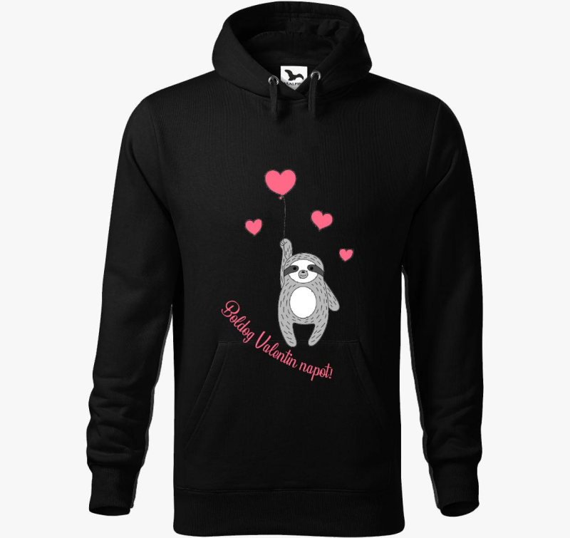 Valentin napi pulover s kapuco